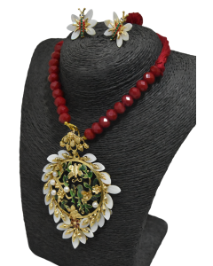 Shell Gold-plated Plated Brass Pendent Set10