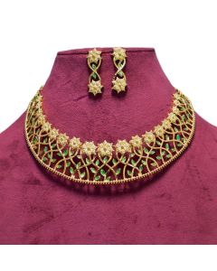 Gold-plated Plated Brass Necklace Set