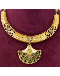 Gold-plated Plated Brass Necklace Set04