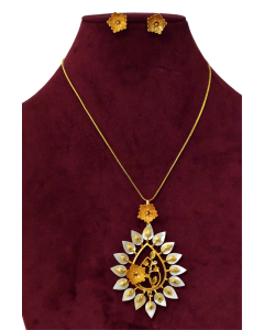 Shell Gold-plated Plated Brass Pendent Set18