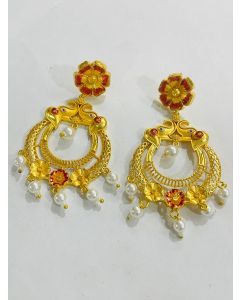 MOTI EARRING PEAL SET
