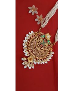 MOTI PENDENT PEAL SET10