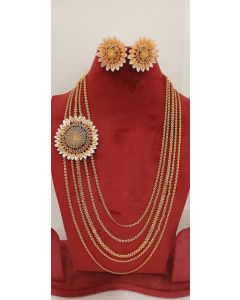 Shell Gold-plated Plated Brass Necklace Set02